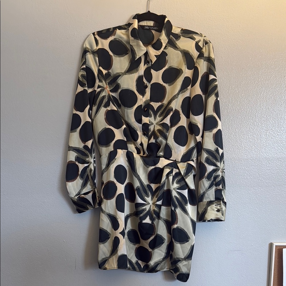 GEOMETRIC PRINT DRESS - Picture 2 of 12